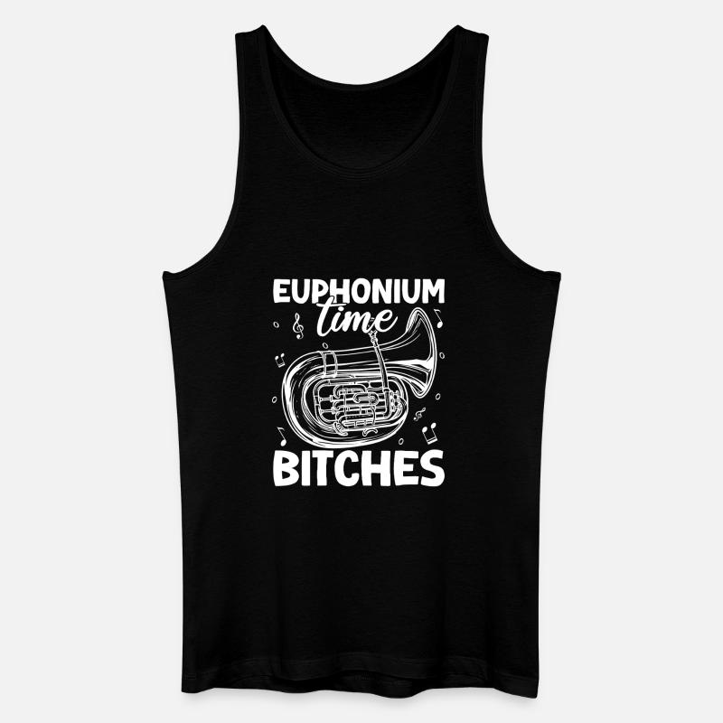 Baritone Player Time Bitches Euphonium - Men’s Organic Tank Top - black