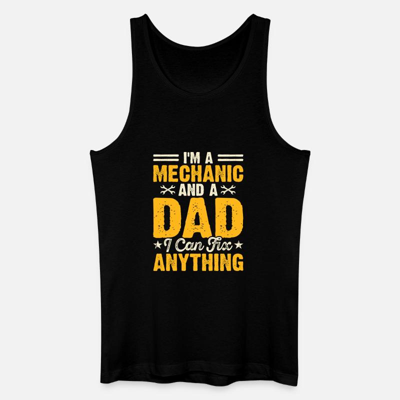 Mechaniker Mechatroniker Handwerker Geschenk - Männer Bio Tank Top - Schwarz