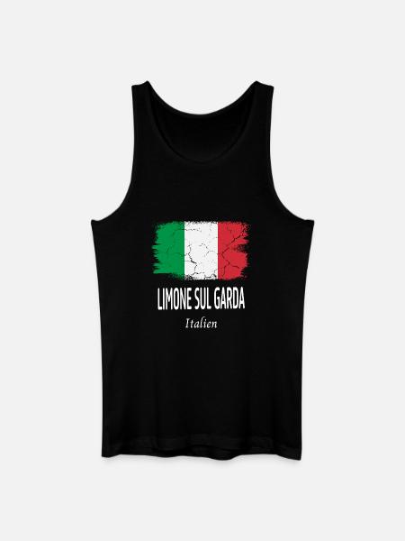 Limone sul Garda - Men’s Organic Tank Top - black
