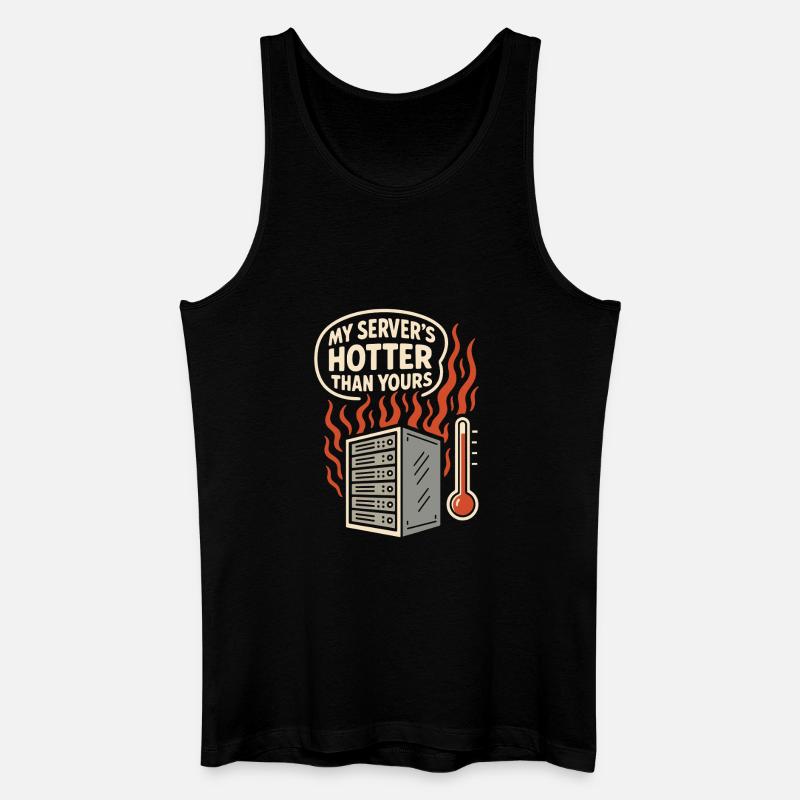 Netzwerkinfrastruktur Rack- Und Stack-ingenieur - Männer Bio Tank Top - Schwarz