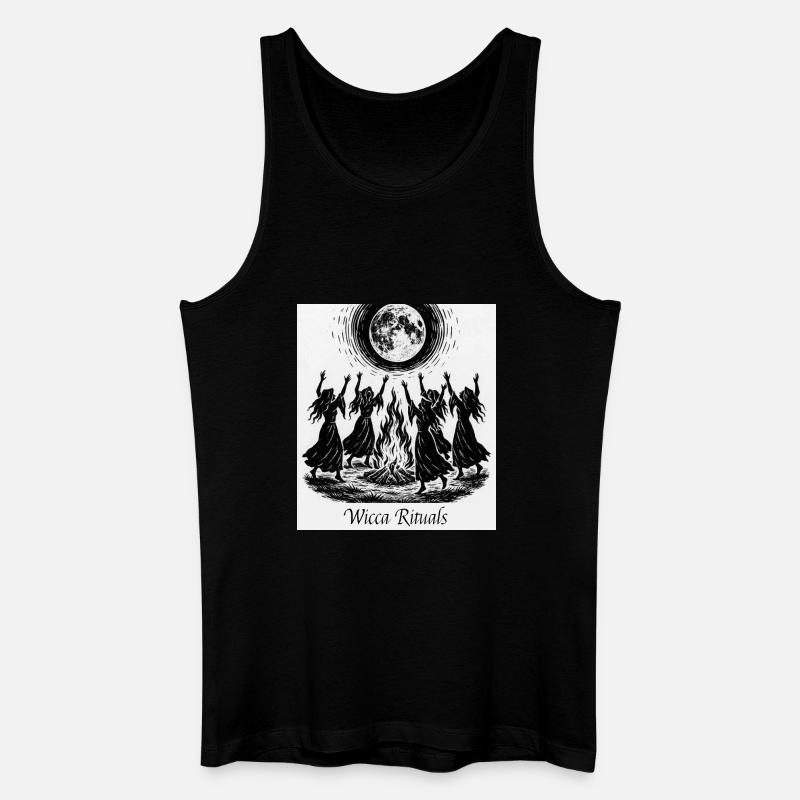 Wicca-Rituale - Männer Bio Tank Top - Schwarz