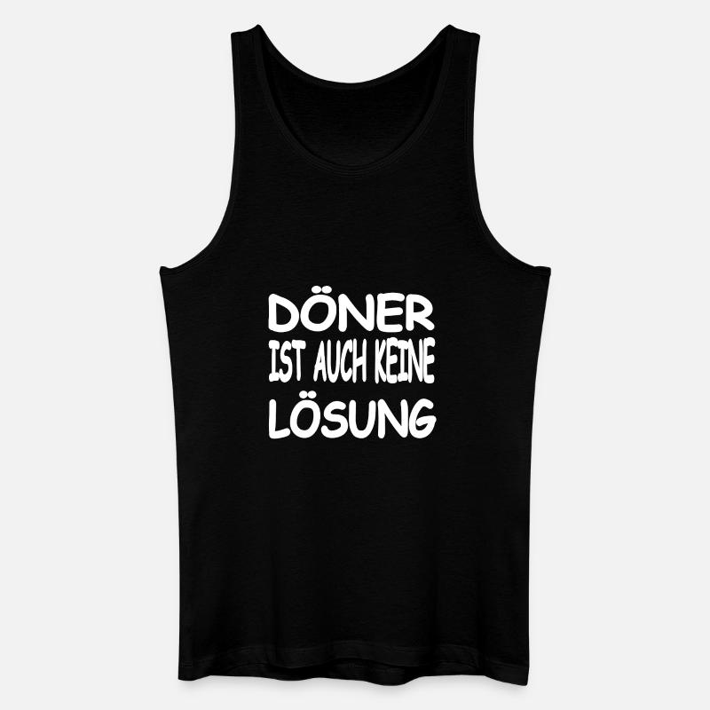 Döner - Männer Bio Tank Top - Schwarz