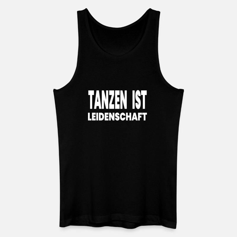 Tanzen - Männer Bio Tank Top - Schwarz