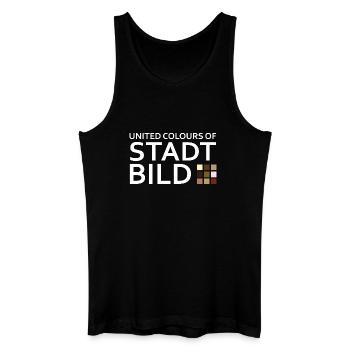 Stadtbild - Männer Bio Tank Top - Schwarz - Vorne