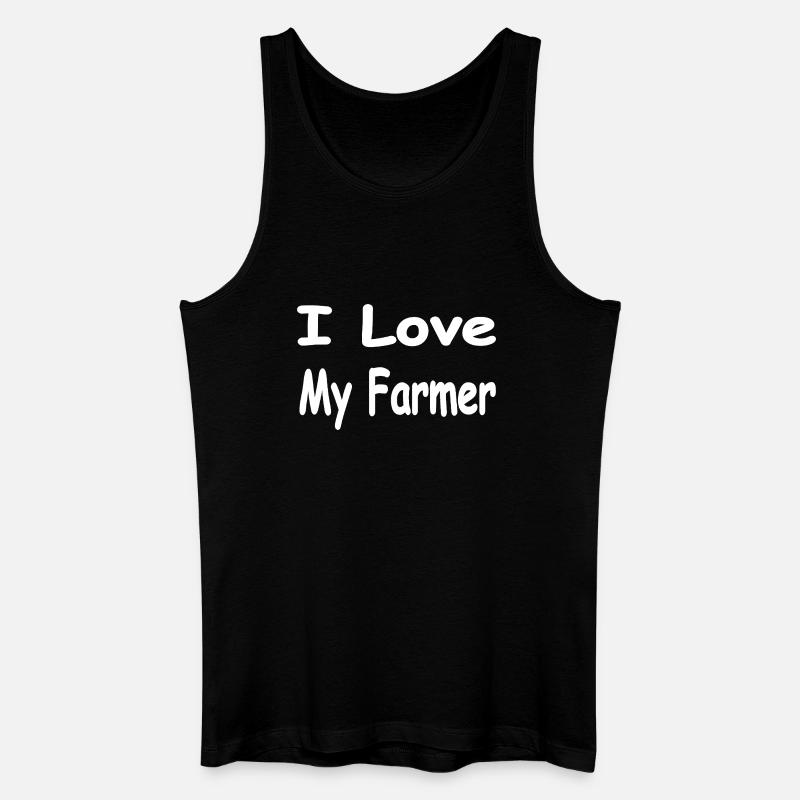 Bauer - Männer Bio Tank Top - Schwarz