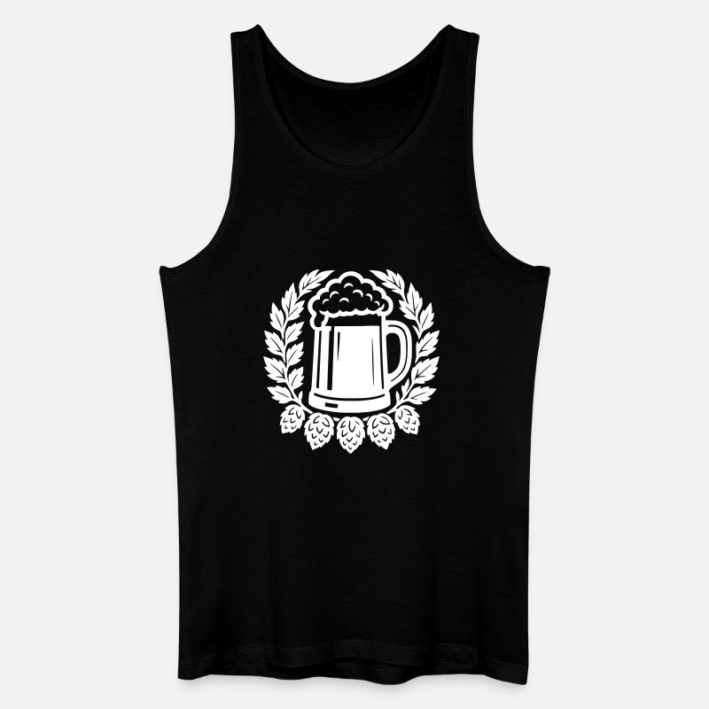 Bahre - Männer Bio Tank Top - Schwarz