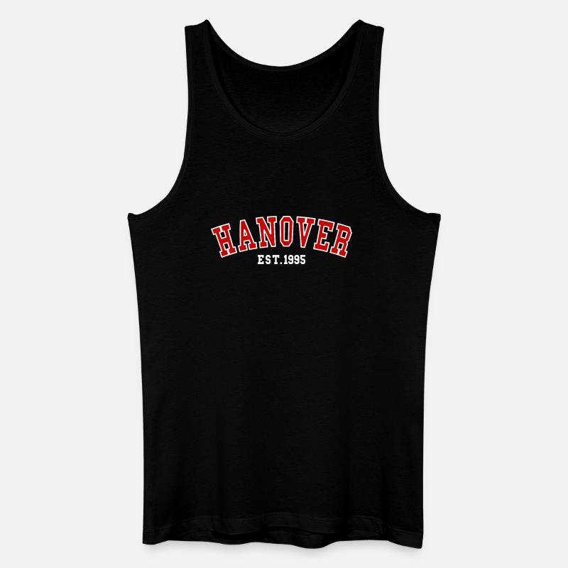 Hannover Est. 1995 - Männer Bio Tank Top - Schwarz