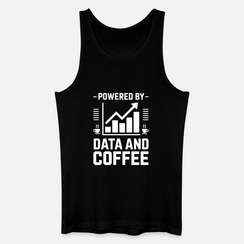 Datenanalyst Spruch Lustiges Datenanalyst Geschenk - Männer Bio Tank Top - Schwarz