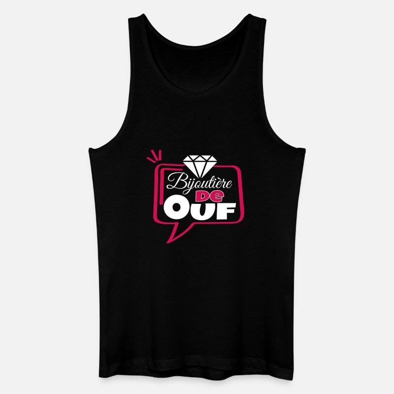 Oufs Juwelier - Männer Bio Tank Top - Schwarz