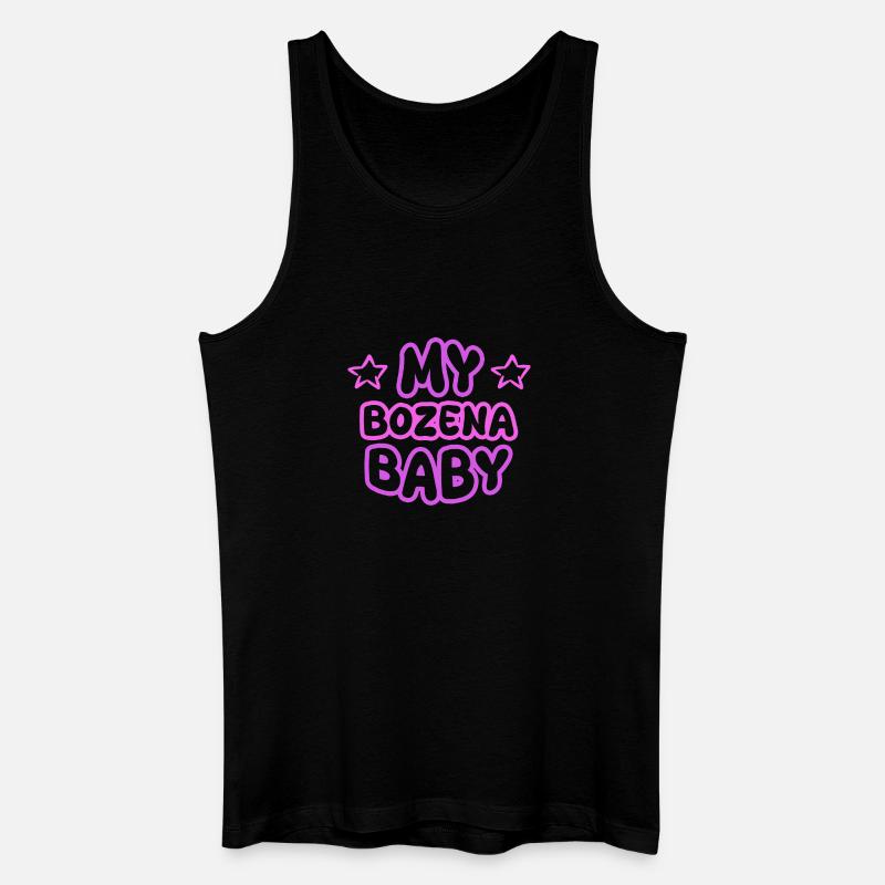 Bozena als Vorname - Männer Bio Tank Top - Schwarz