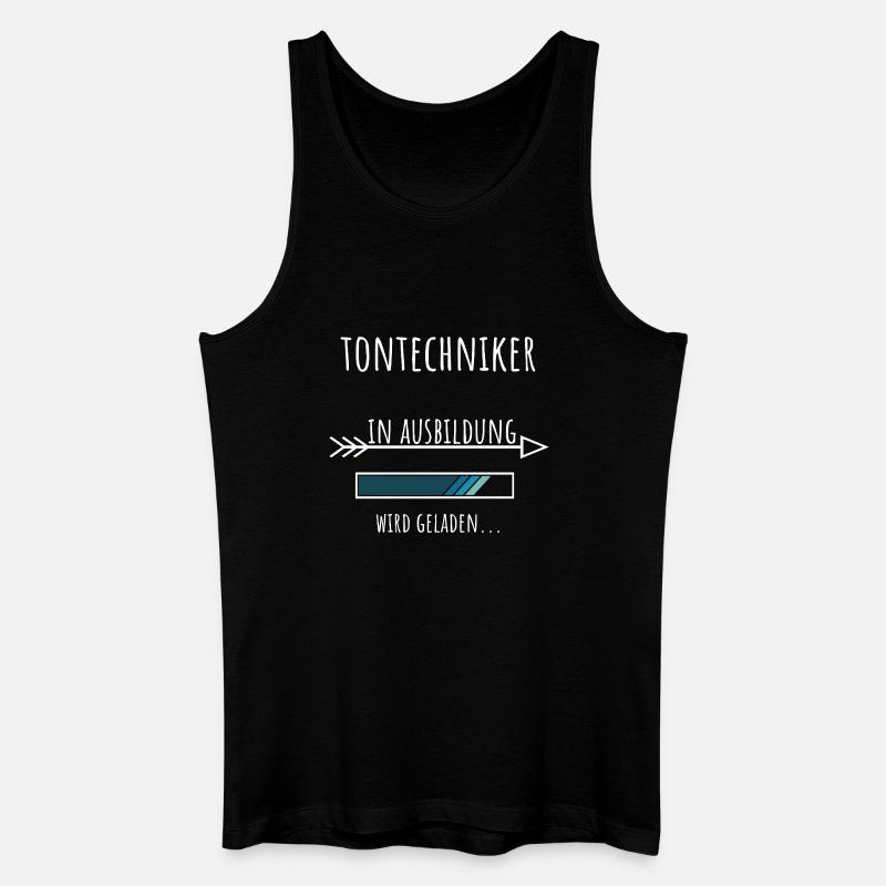Tontechnik Studium Beruf Ausbildung Tontechniker - Männer Bio Tank Top - Schwarz
