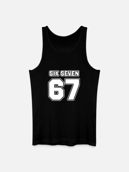 67 - Six seven - Men’s Organic Tank Top - black