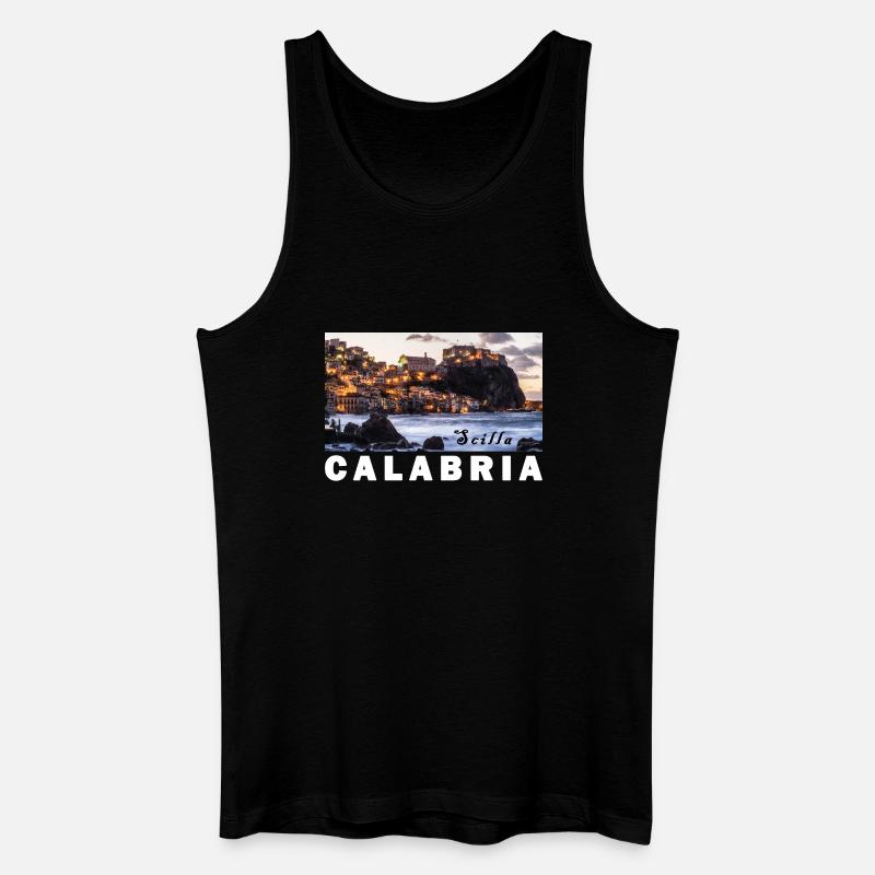 Scilla - Männer Bio Tank Top - Schwarz