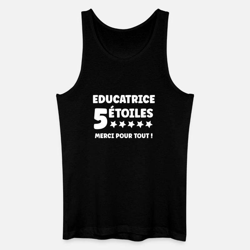 Erzieher - Männer Bio Tank Top - Schwarz