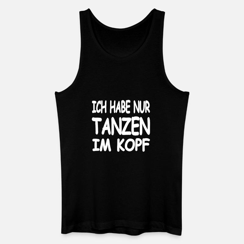 Tanzen - Männer Bio Tank Top - Schwarz