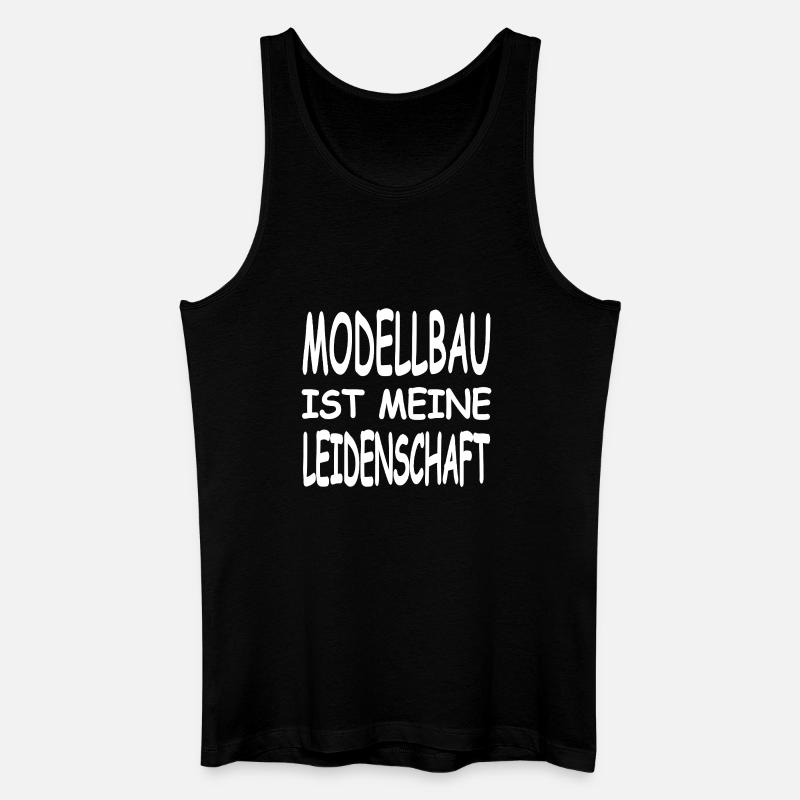 Modellbau - Männer Bio Tank Top - Schwarz