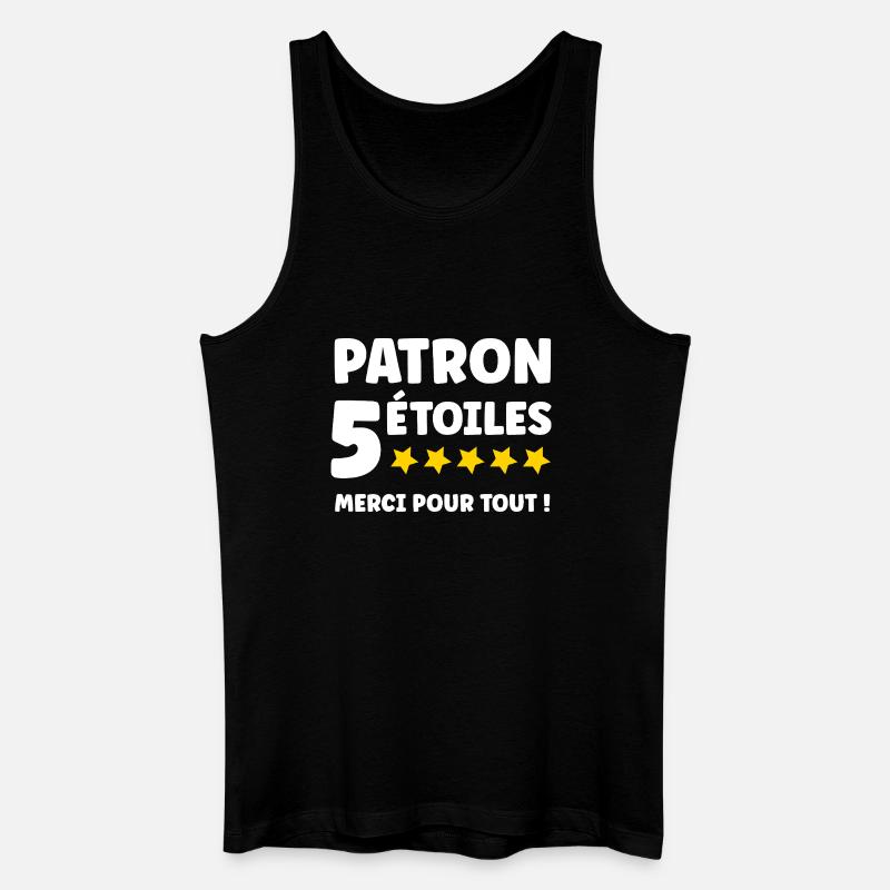 Chef - Männer Bio Tank Top - Schwarz