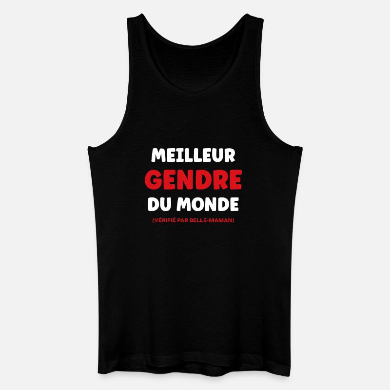 Schwiegersohn - Männer Bio Tank Top - Schwarz