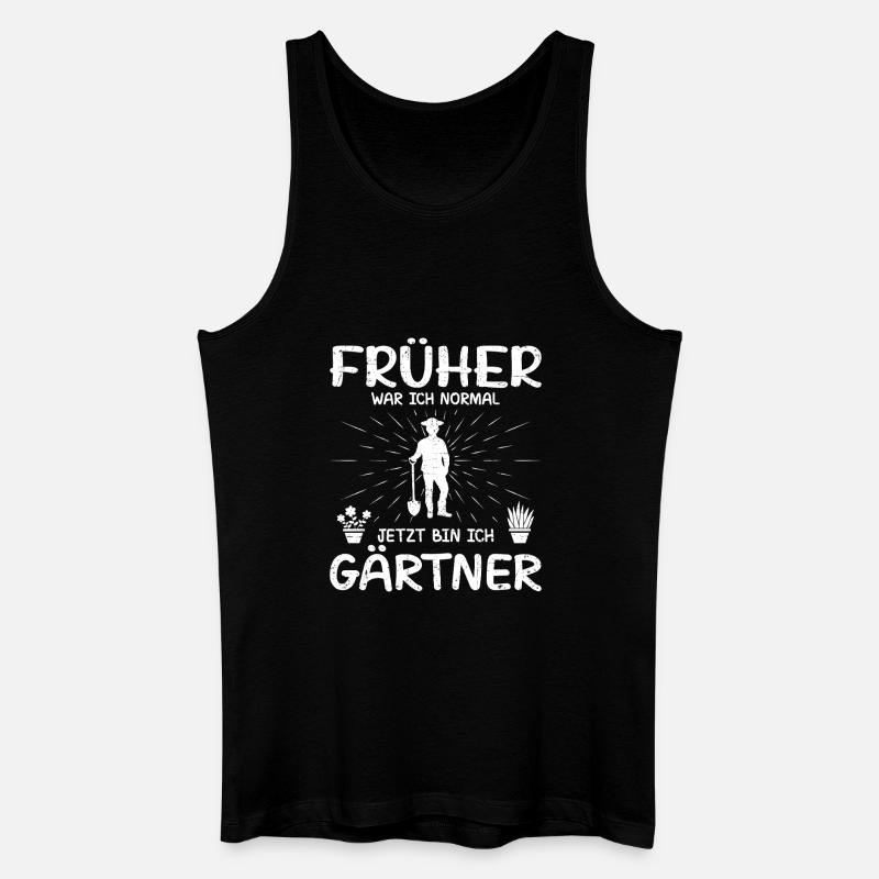 Garten Gärtner Gärtnern Gartenarbeit Gartenarbeit - Männer Bio Tank Top - Schwarz