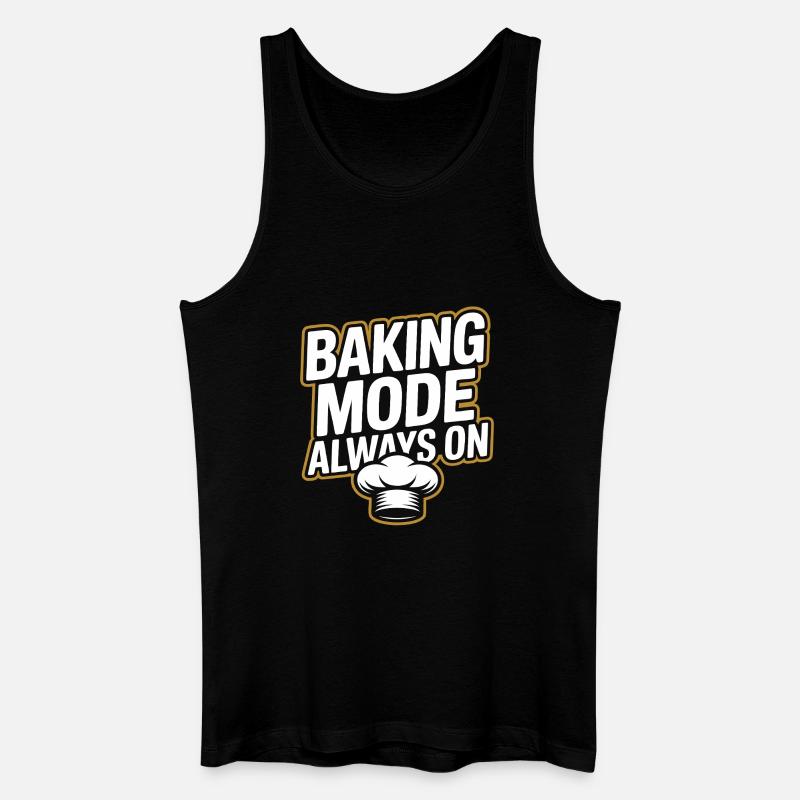 Baking Mode - Baking Mode Always On - Men’s Organic Tank Top - black