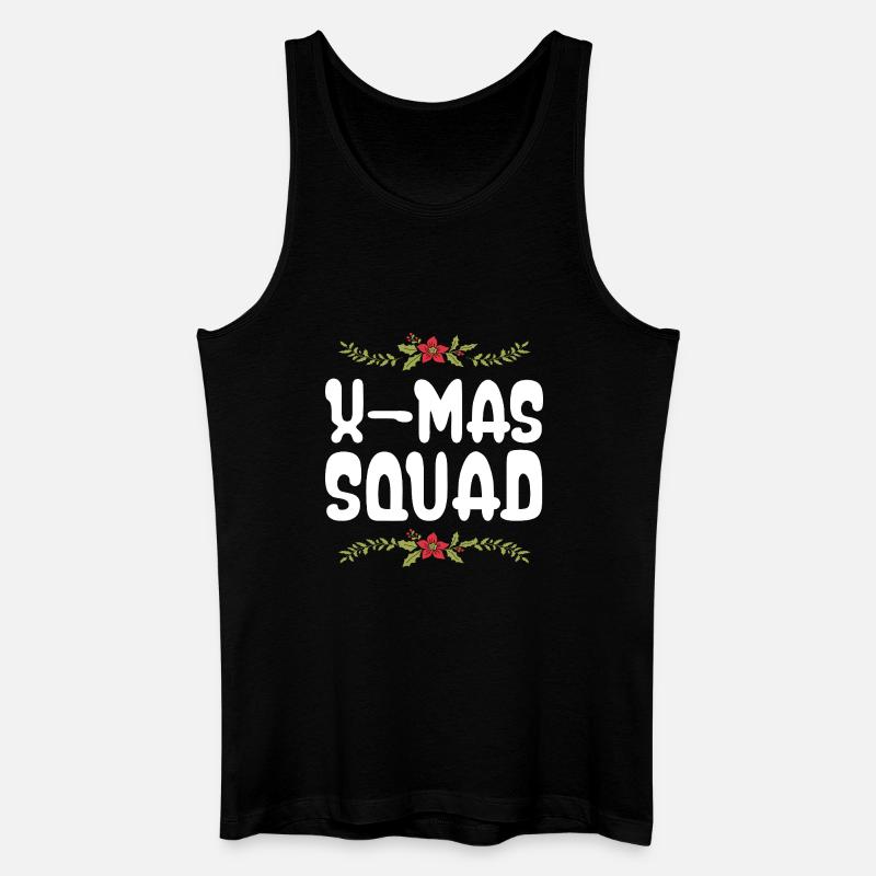 X-Mas Squad - Männer Bio Tank Top - Schwarz