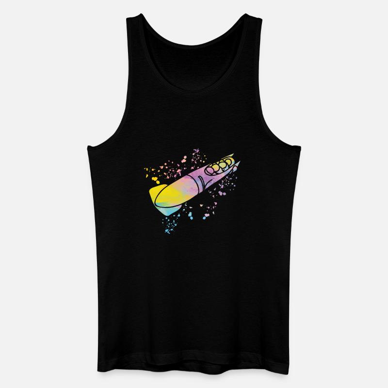 Bob Team Anschieber Bob - Männer Bio Tank Top - Schwarz