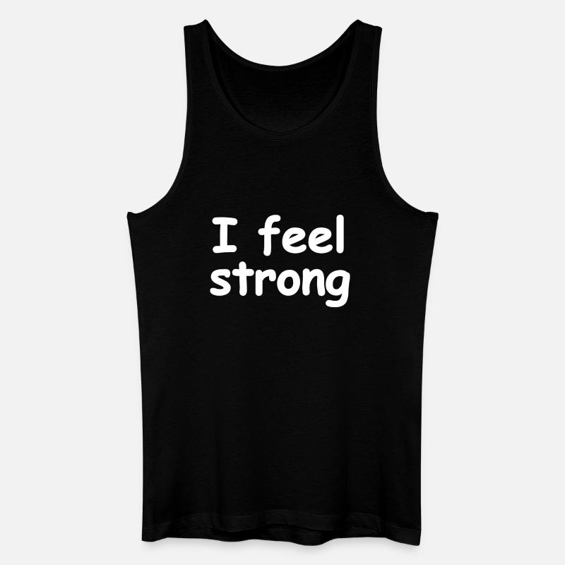 Stark - Männer Bio Tank Top - Schwarz