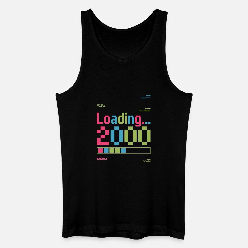 Loading 2000 pixel loading screen - Men’s Organic Tank Top - black