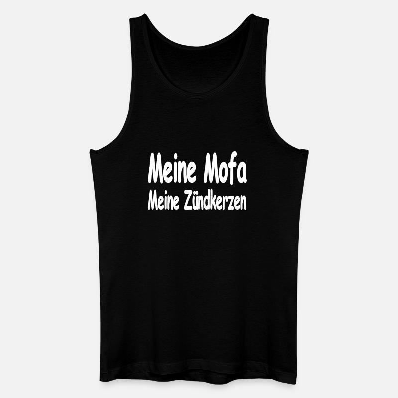 Mofa - Männer Bio Tank Top - Schwarz
