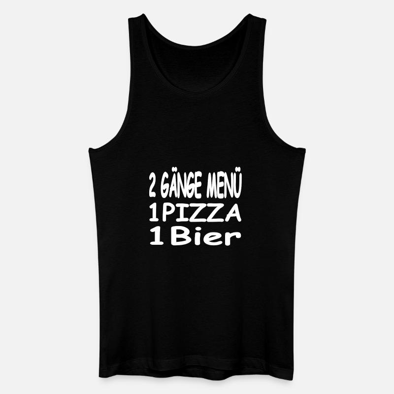 Bier - Männer Bio Tank Top - Schwarz