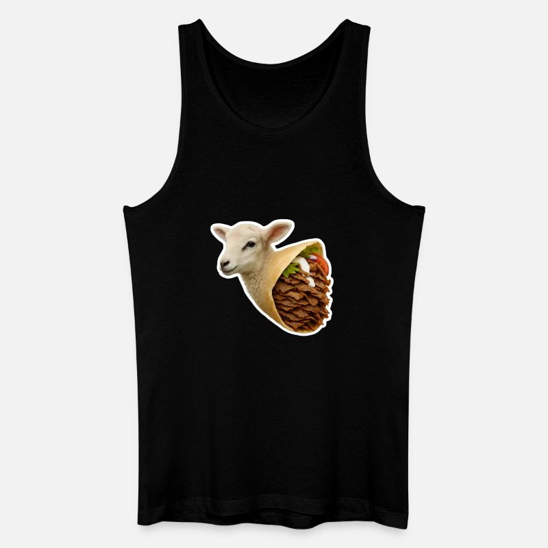 Fleischkonsum | Döner Lamm - Männer Bio Tank Top - Schwarz
