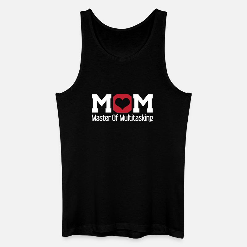 Mom Master of Multitasking Design - Männer Bio Tank Top - Schwarz