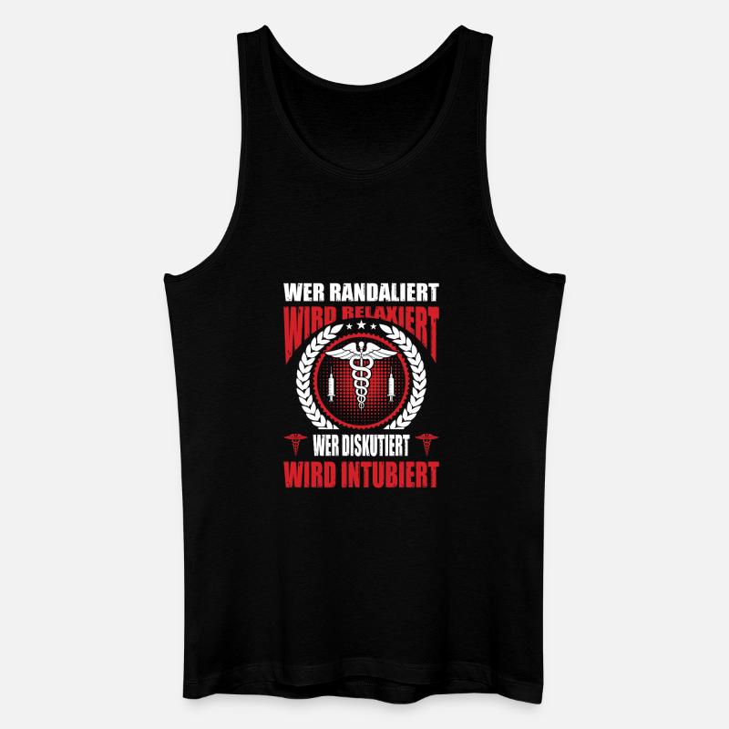Pflegerin Geschenke Pflege Lustig Krankenpflegerin - Männer Bio Tank Top - Schwarz