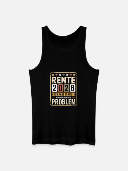 Pension 2026 I'm done - Men’s Organic Tank Top - black