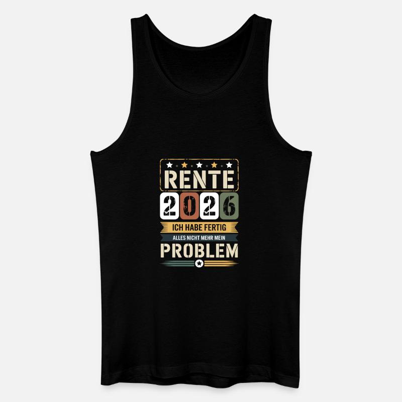 Pension 2026 I'm done - Men’s Organic Tank Top - black