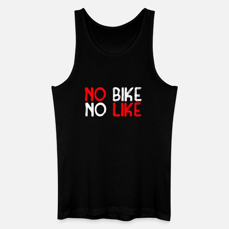 Biking - Männer Bio Tank Top - Schwarz