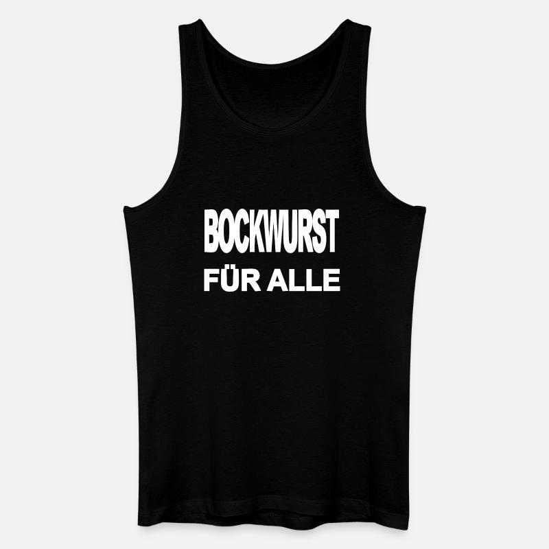 Bockwurst - Männer Bio Tank Top - Schwarz