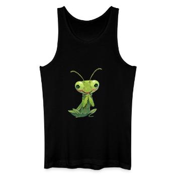 Gottesanbeterinnen Gottesanbeterin - Männer Bio Tank Top - Schwarz - Vorne