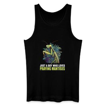Gottesanbeterinnen Gottesanbeterin - Männer Bio Tank Top - Schwarz - Vorne
