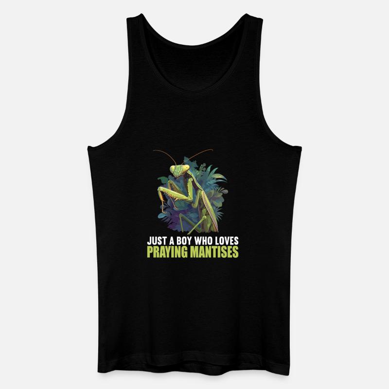 Gottesanbeterinnen Gottesanbeterin - Männer Bio Tank Top - Schwarz