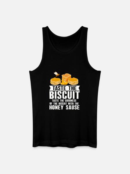 Taste the Biscuit Honey Drizzle - Men’s Organic Tank Top - black