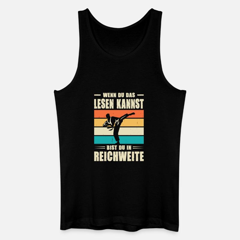 Karate Training Geschenke Karatetraining - Männer Bio Tank Top - Schwarz