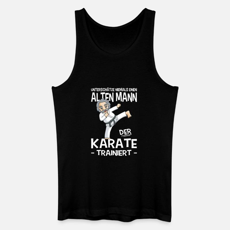 Karate Training Geschenke Karatetraining - Männer Bio Tank Top - Schwarz