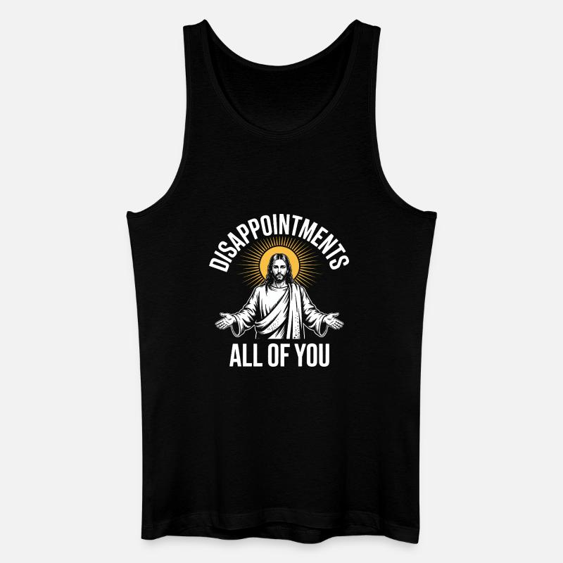 Déceptions à tous Jésus Soleil Tee - Débardeur bio Homme - noir