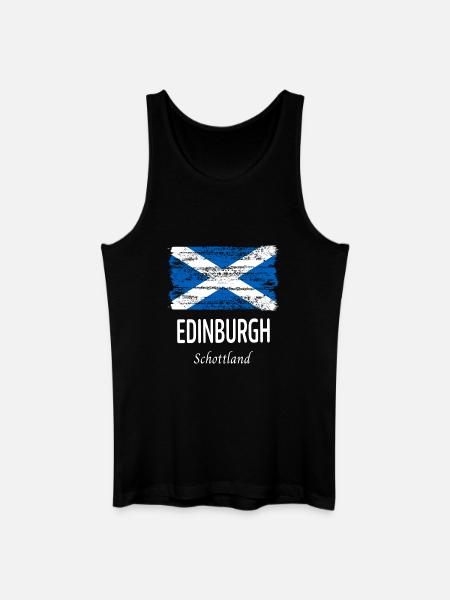 Edinburgh - Men’s Organic Tank Top - black