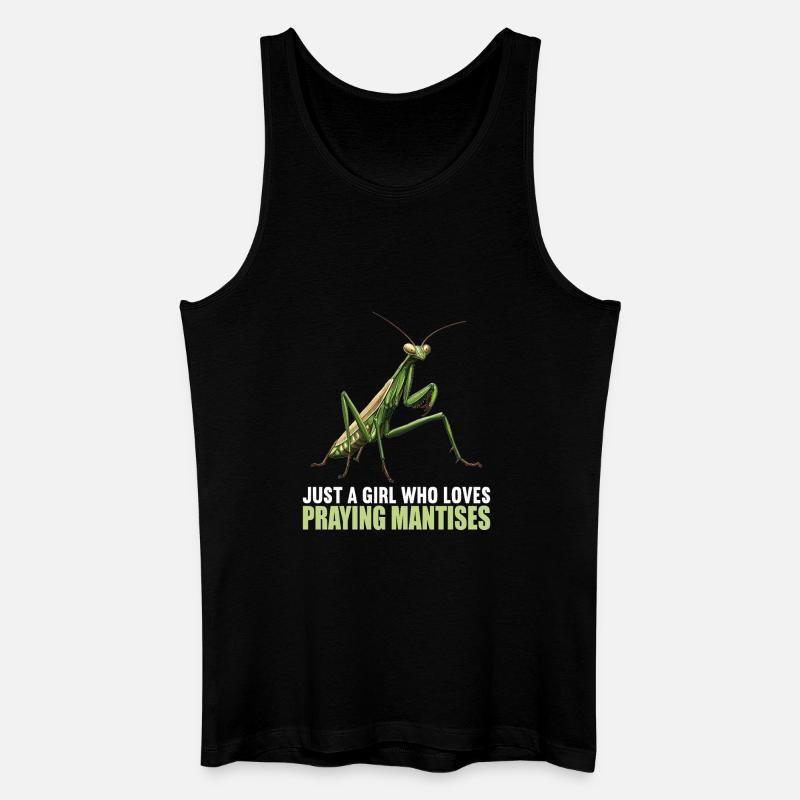 Gottesanbeterinnen Gottesanbeterin - Männer Bio Tank Top - Schwarz