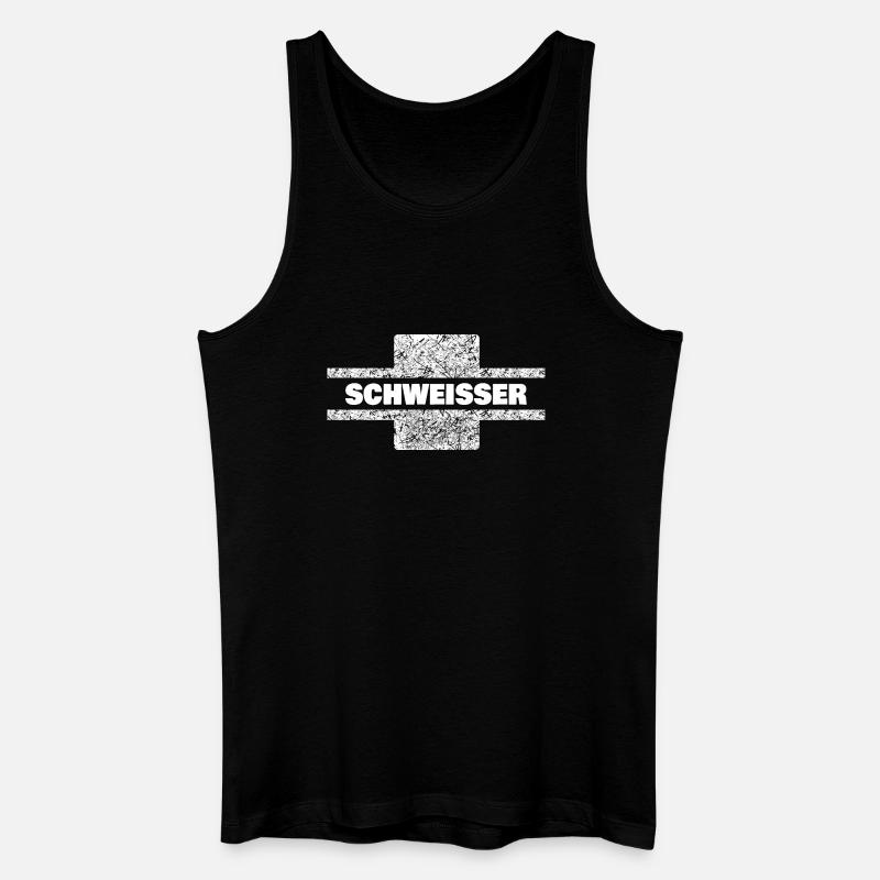 Stuckateur als Beruf - Männer Bio Tank Top - Schwarz