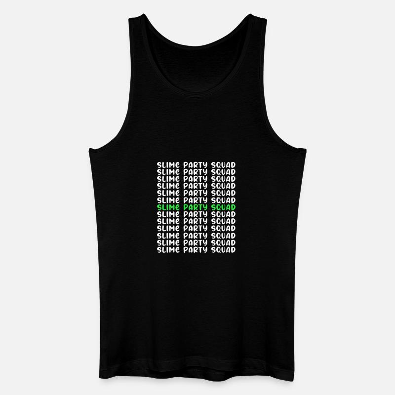 Slime Schleim Schleimig - Männer Bio Tank Top - Schwarz