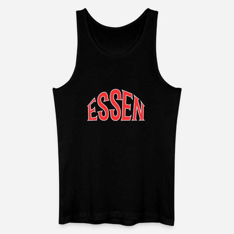 Essen - Männer Bio Tank Top - Schwarz