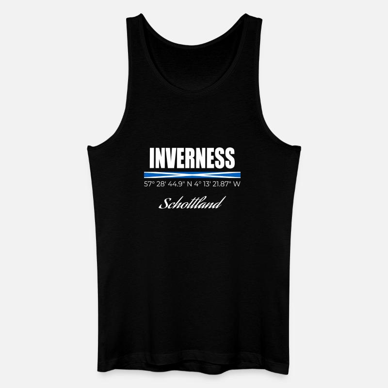 Inverness - Männer Bio Tank Top - Schwarz